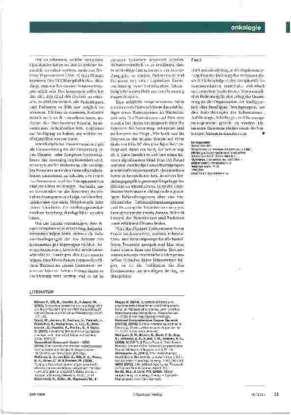 Vorschauseite 4: Diagnose Krebs - und was jetzt?
