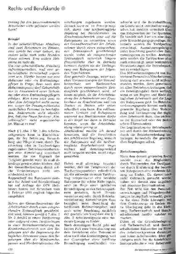 Vorschauseite 2: Praktische Probleme mit dem Arbeitszeitrecht 2. Teil