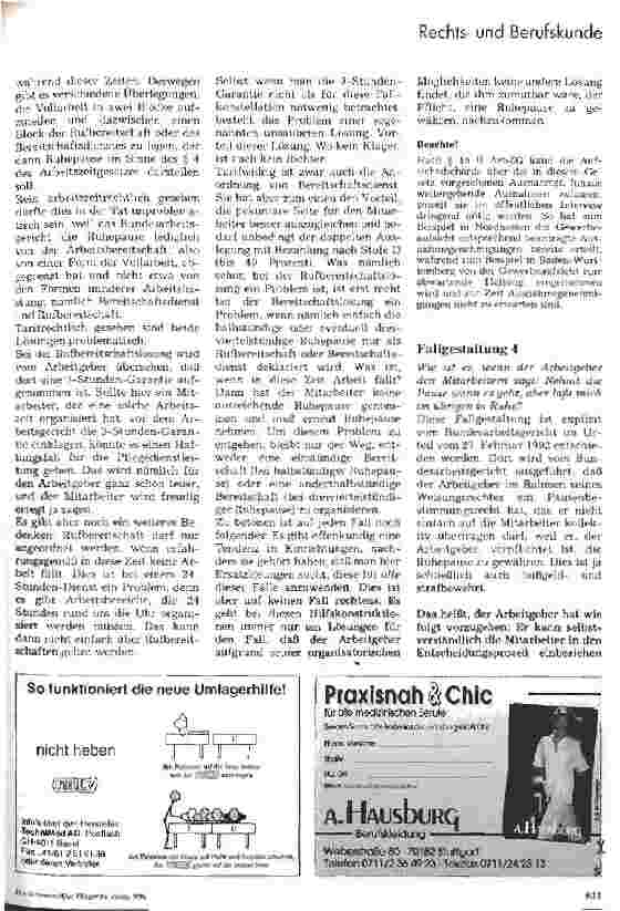 Vorschauseite 3: Praktische Probleme mit dem Arbeitszeitrecht 2. Teil