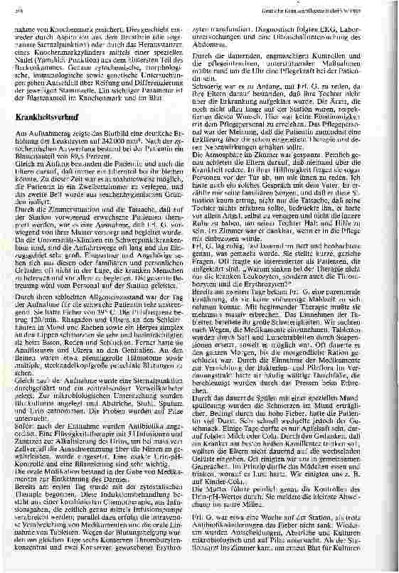 Vorschauseite 2: Pflegerischer Alltag auf einer hämatologischen Station Eine Falldarstellung