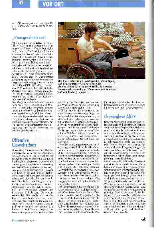 Vorschauseite 3: Rollstühle wie Maßanzüge geschneidert