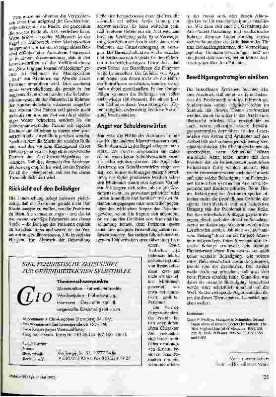 Vorschauseite 2: Alarmglocken im Sprechzimmer Sexuelle Belästigung durch Patienten