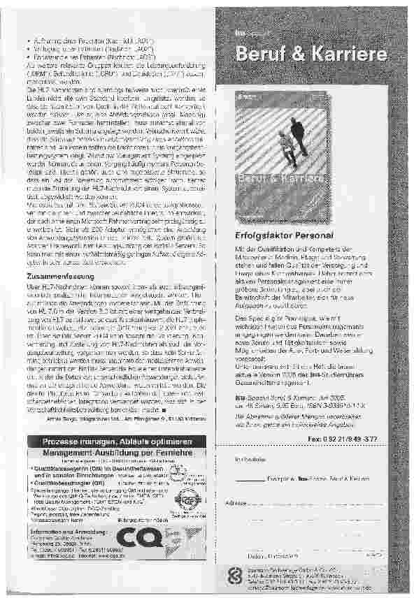 Vorschauseite 2: Die Daten-DrehscheibeVernetzung: Auch die IT muss koordiniert werden