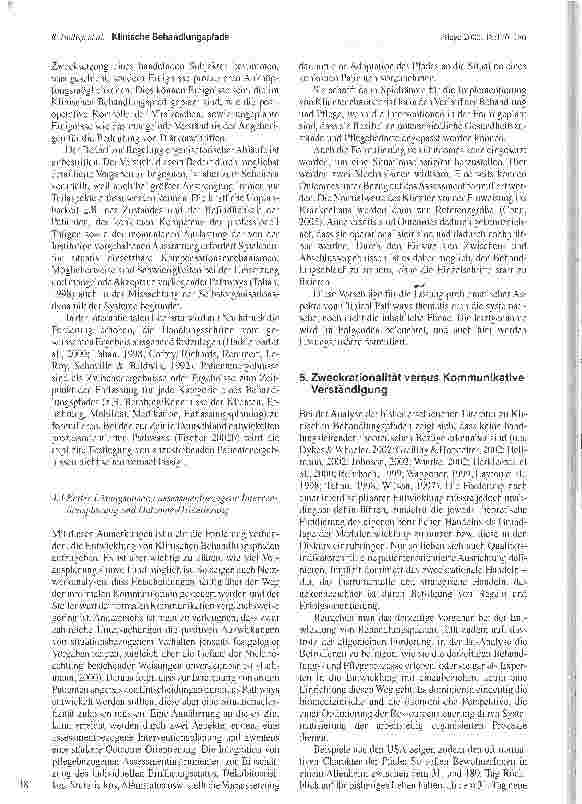 Vorschauseite 6: Klinische Behandlungspfade: Ein Weg zur Integrationvon standardisierter Behandlungsplanung und Patientenorientierung?