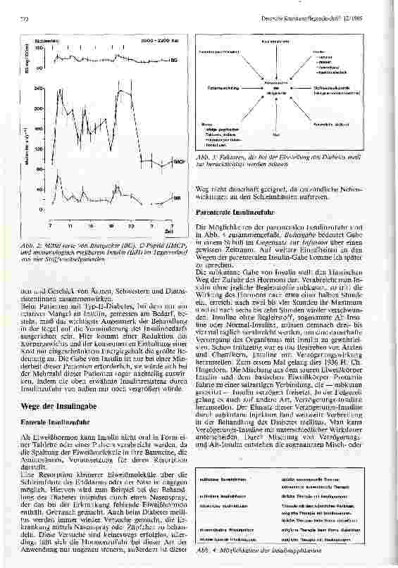 Vorschauseite 3: Die Behandlung des Diabetes mellitus mit Insulin