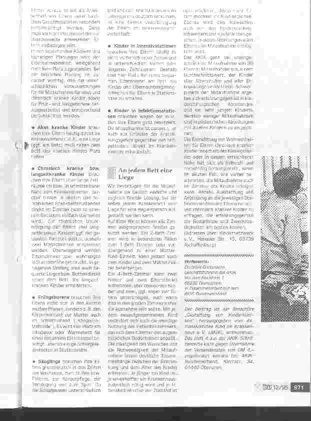 Vorschauseite 5: Kinder sind keine kleinen Erwachsenen Überlegungen und Erfahrungen zum Neuund Umbau von Kinderkliniken und -abteilungen