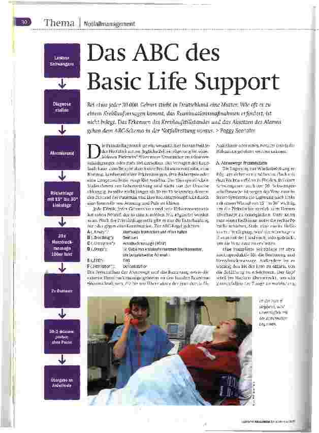Vorschauseite 1: Das ABC des Basic Life Support