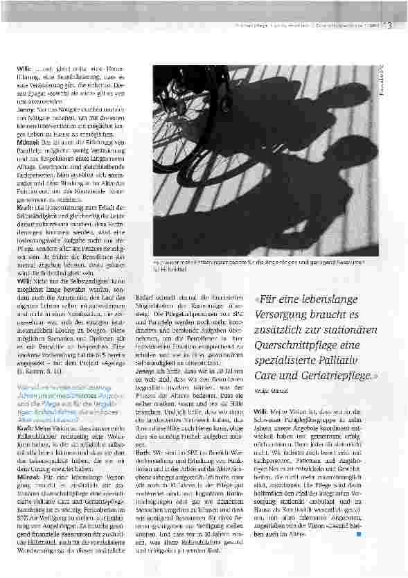 Vorschauseite 4: Erkämpfte Selbständigkeit möglichst lange erhalten