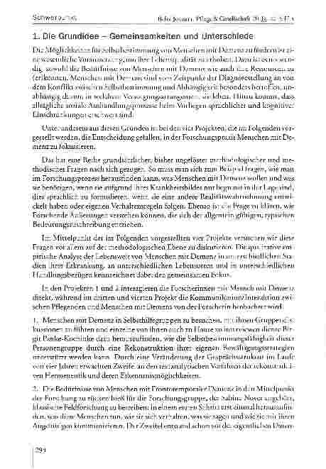 Vorschauseite 2: Whats going on? Methodologische Fragen zum Verstehen von Menschen mit Demenz in der Versorgungsforschung