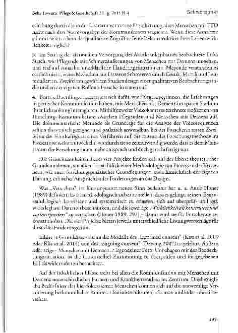 Vorschauseite 3: Whats going on? Methodologische Fragen zum Verstehen von Menschen mit Demenz in der Versorgungsforschung