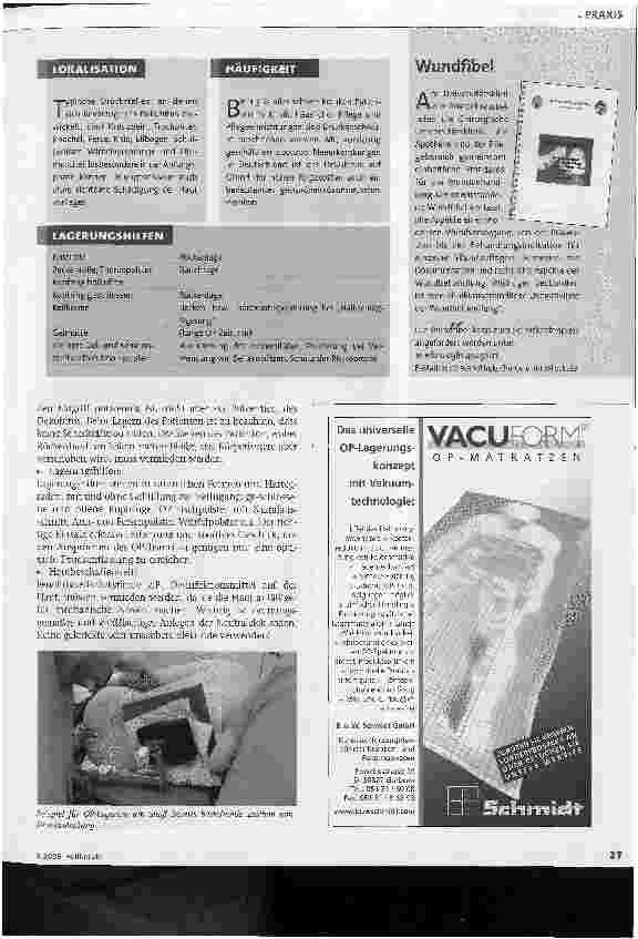 Vorschauseite 2: Dekubitus im OP