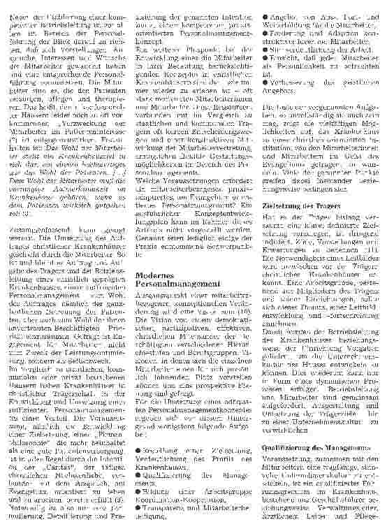 Vorschauseite 3: Personalmanagement in christlichen Krankenhäusern