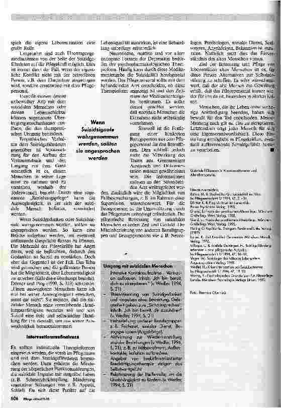 Vorschauseite 3: Des Lebens müde Suizid und Suizidalität im Alter