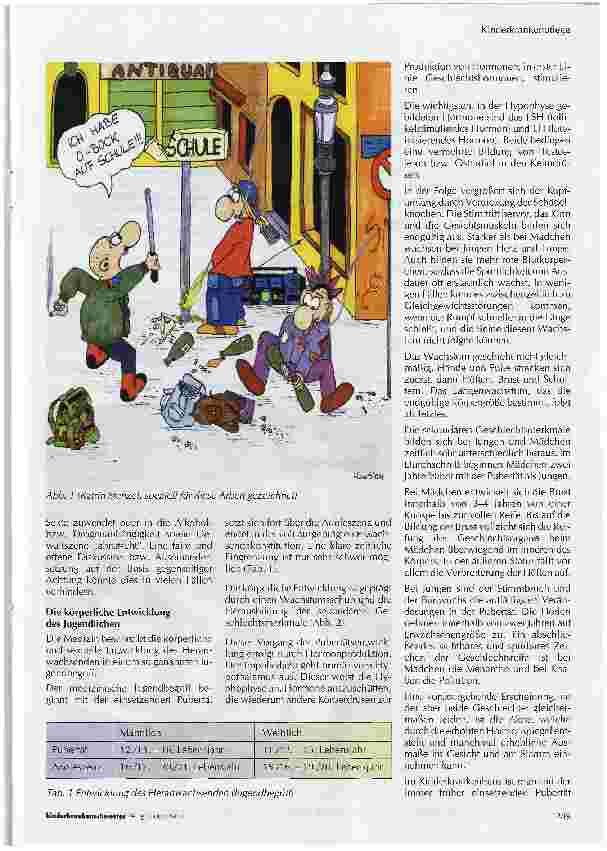 Vorschauseite 2: Der Jugendliche im Kinderkrankenhaus