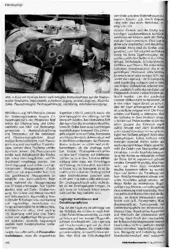 Vorschauseite 6: IntensivpflegePflege von Neugeborenen mit Hydrops fetalis