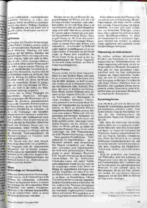 Vorschauseite 4: Mehr als nur das Physische Anthroposophische Heilmittelfindung und -herstellung