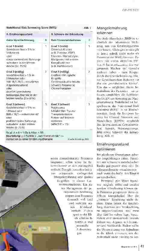 Vorschauseite 2: Gut ernährt - schneller genesen