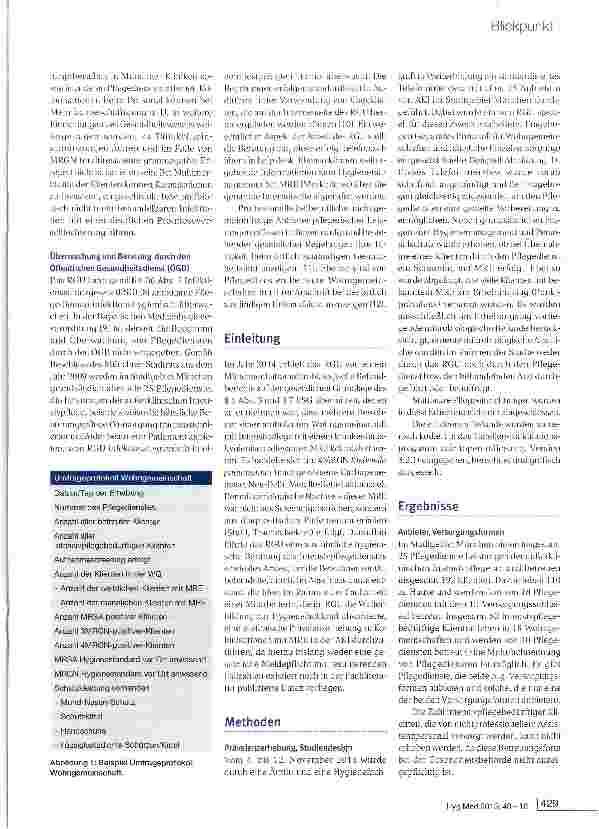 Vorschauseite 2: Außerklinische Intensivpflege: Aktuelle Herausforderungen im Hygienemanagement