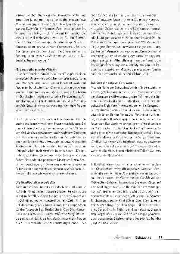 Vorschauseite 2: Mythos Babuschka