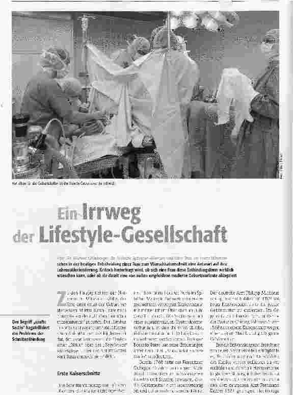 Vorschauseite 1: Ein Irrweg der Lifestyle-Gesellschaft