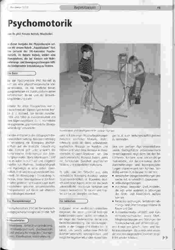 Vorschauseite 1: Psychomotorik