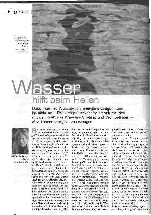 Vorschauseite 1: Wasser hilft beim Heilen