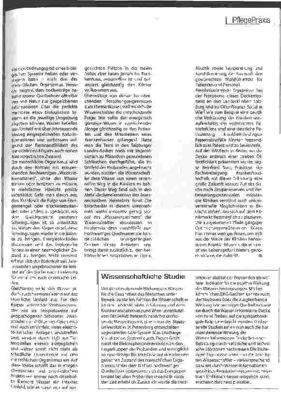 Vorschauseite 2: Wasser hilft beim Heilen