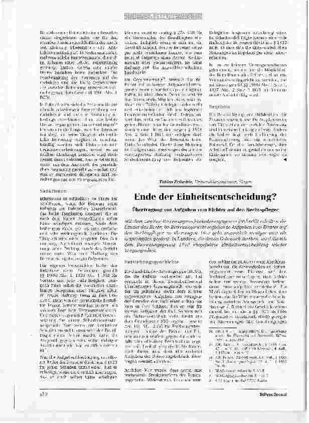 Vorschauseite 4: Pauschalierung von Vergütung und Aufwendungsersatz - Chance für Berufsbetreuer