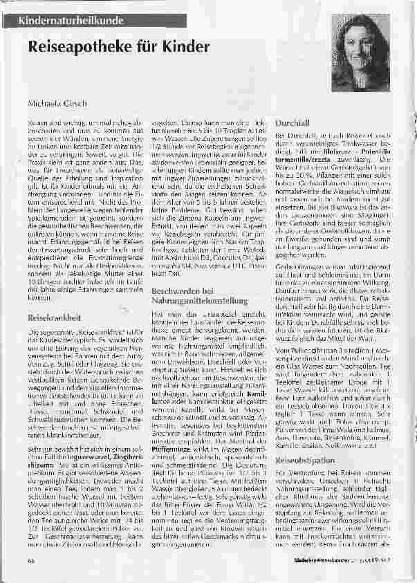 Vorschauseite 1: Reiseapotheke für Kinder