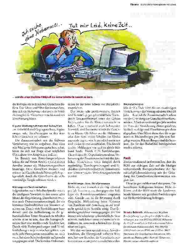 Vorschauseite 2: Die Gründung der Gutachterinnenkommission