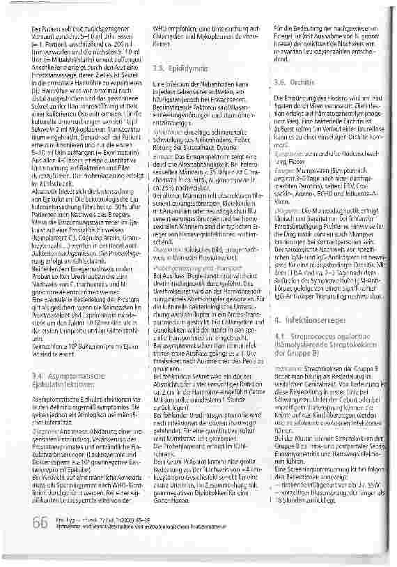 Vorschauseite 2: Entnahmeund Versandtechnikenvon mikrobiologischem ProbenmaterialGenitalinfektionen, Teil 2