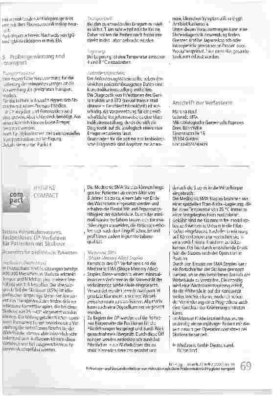 Vorschauseite 5: Entnahmeund Versandtechnikenvon mikrobiologischem ProbenmaterialGenitalinfektionen, Teil 2
