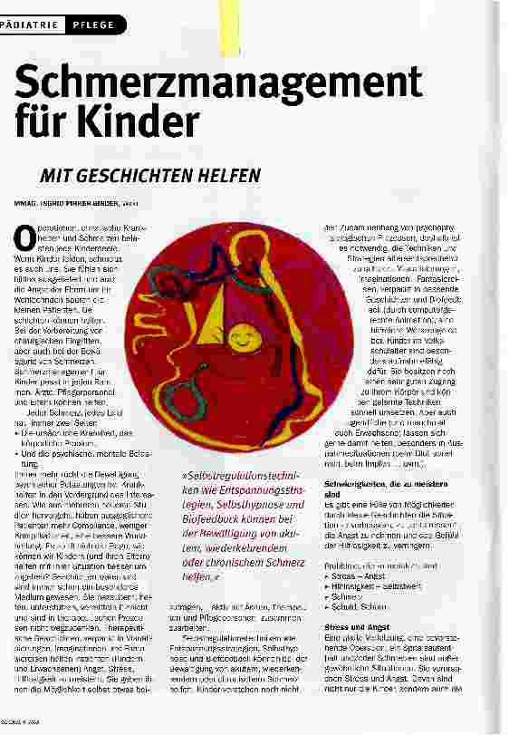 Vorschauseite 1: Schmerzmanagement für KinderMIT GESCHICHTEN HELFEN