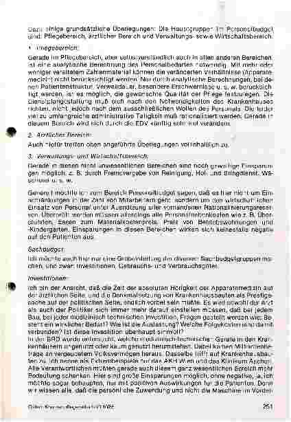Vorschauseite 2: Helfen wollen und sparen müssen - Einschränkungen im Personalund Sachbudget und deren Auswirkungen auf den Patienten