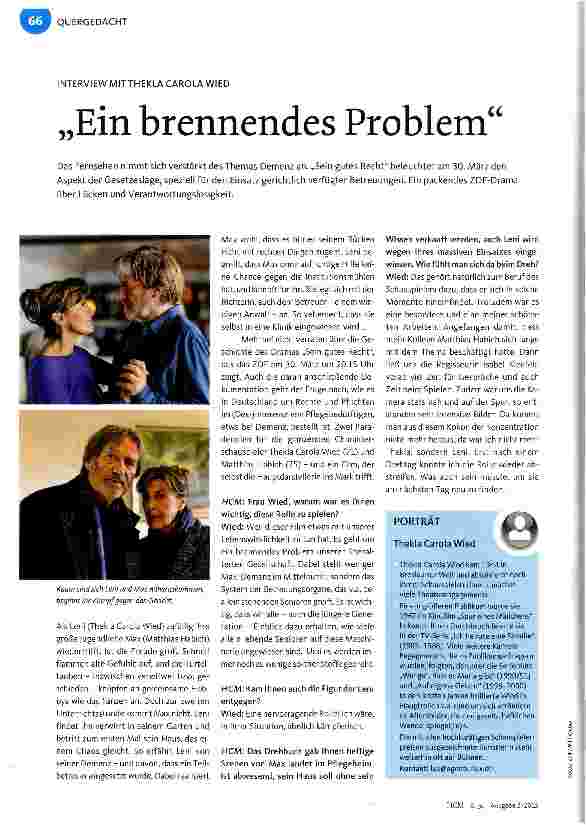Vorschauseite 1: Ein brennendes Problem