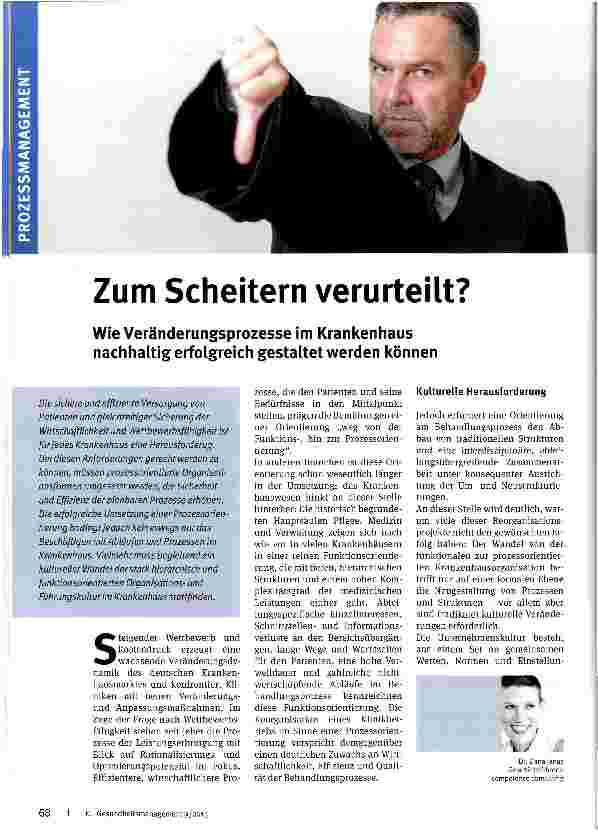 Vorschauseite 1: Zum Scheitern verurteilt?