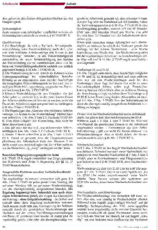 Vorschauseite 3: Der TVöD vom 13. September 2005 - ein Überblick und ein Vergleich mit dem Entwurf