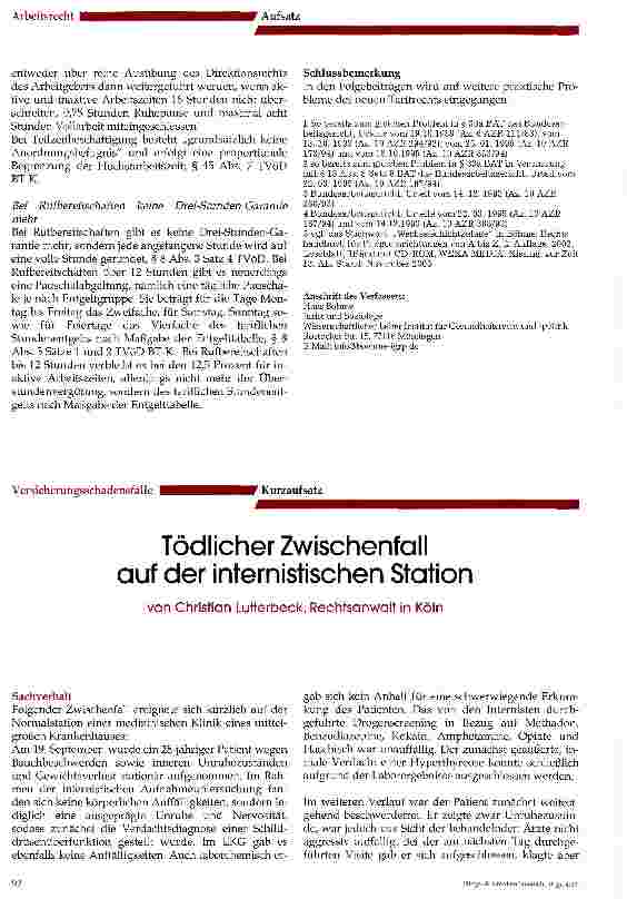 Vorschauseite 5: Der TVöD vom 13. September 2005 - ein Überblick und ein Vergleich mit dem Entwurf