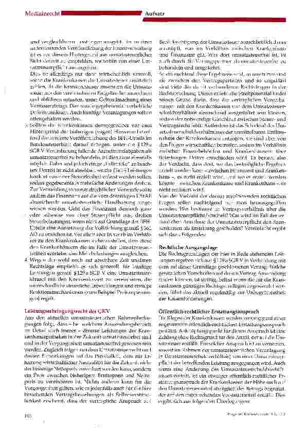 Vorschauseite 3: Das Zytostatika-Urteil des Bundesfinanzhofs