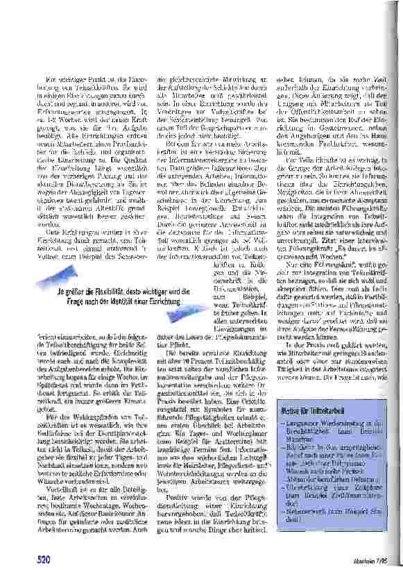 Vorschauseite 4: Teilzeitarbeit - das Modell der Zukunft?