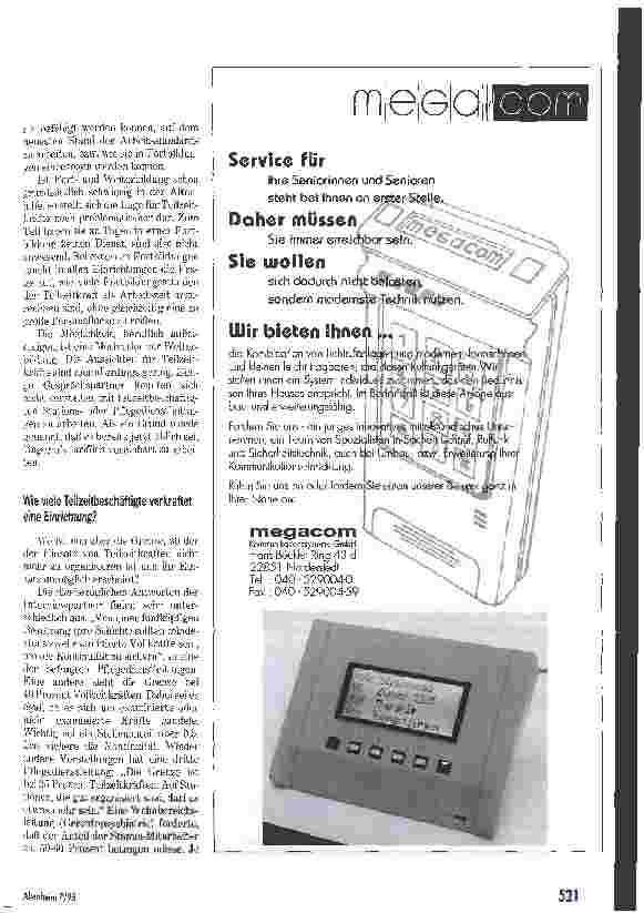 Vorschauseite 5: Teilzeitarbeit - das Modell der Zukunft?