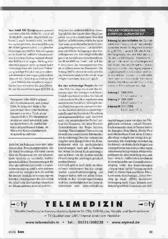 Vorschauseite 2: GRENZÜBERSCHREITENDE VERSORGUNGViel Rauch um Nichts