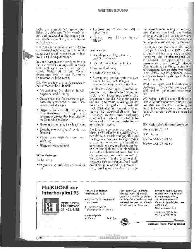 Vorschauseite 4: Managementausbildung in der Schweiz