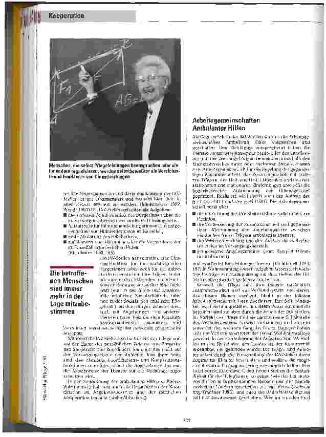 Vorschauseite 3: Beraten und koordinieren Zusammenarbeit im Vorfeld der Pflege