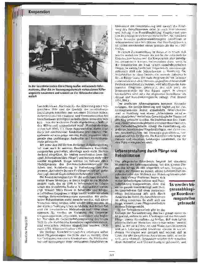 Vorschauseite 5: Beraten und koordinieren Zusammenarbeit im Vorfeld der Pflege