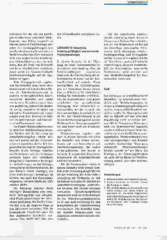 Vorschauseite 4: Reformperspektiven für den Arzneimittelmarkt