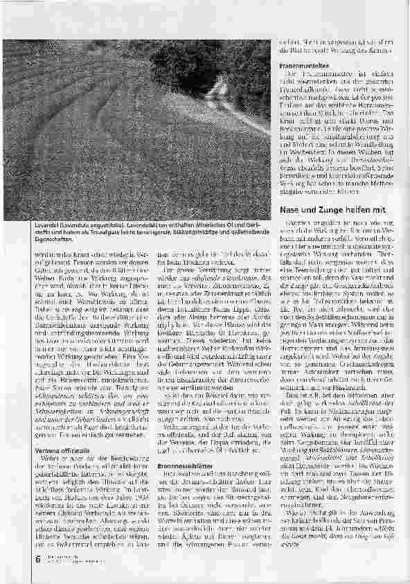 Vorschauseite 3: Von Tees, Tinkturen und Extrakten