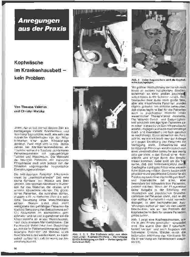 Vorschauseite 1: Kopfwäsche im Krankenhausbett - kein Problem