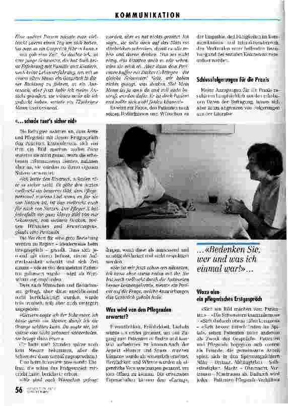 Vorschauseite 4: Das entscheidende erste Gespräch Das Erstgespräch als Grundstein für eine gute Beziehung zum Patienten