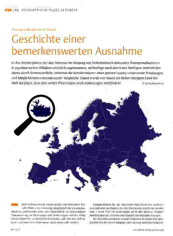 Vorschauseite 1: Zwangsmaßnahmen in Island Geschichte einer bemerkenswerten Ausnahme